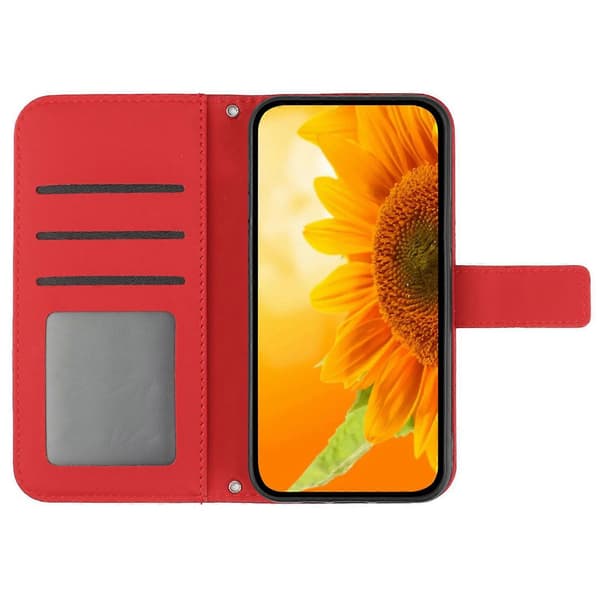 Solros Plånboksfodral Läder med Axelrem för iPhone 16 Pro Max