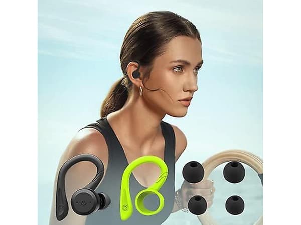 True Wireless Laddning Vattentäta Bluetooth Stereo Hörlurar Rosa