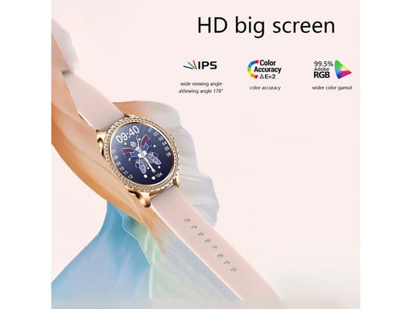 Smartwatch Bluetooth Opkald 20+ Sportstilstande Sølv