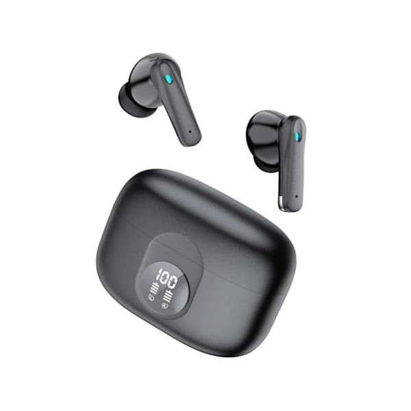 TWS Super Sound Lång Batteritid Bluetooth Vattentäta Hörlurar Svart