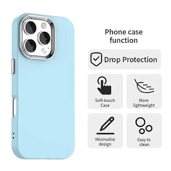 Skal för iPhone 16 Pro Max TPU+TPE Anti-fall Skydd Mobilskal