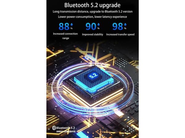 Hörlurar Standby Tid Reduktion Bluetooth Grå