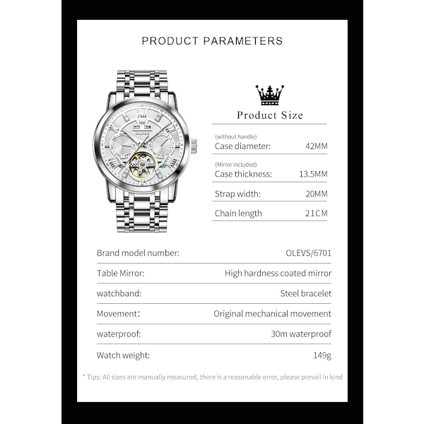 Automatiska herrklockor Guld Lyx Diamantklocka Självuppdragande Mekanisk Skelett Tourbillon Armbandsur i Rostfritt Stål