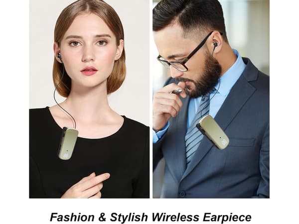 Clip-on Stereo Hörlurar Bluetooth Brusreducering Tillfällen Gul