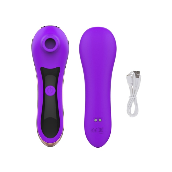 Mini Sugande Mjuk Silikon Vibrator för Kvinnor (Lila)