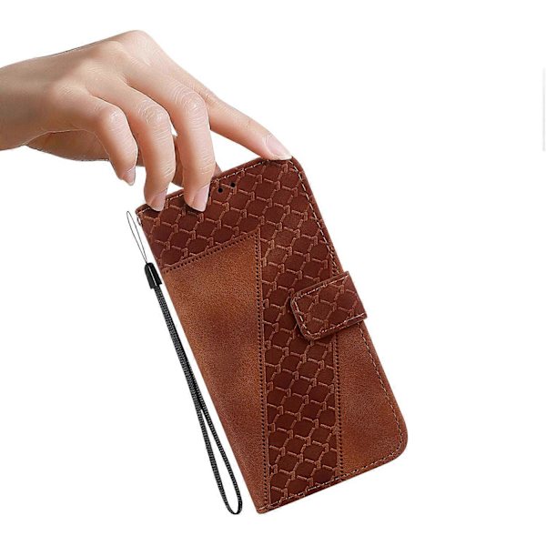 Plånboksfodral i PU-läder med tryck för Motorola Edge 50 Fusion 5G