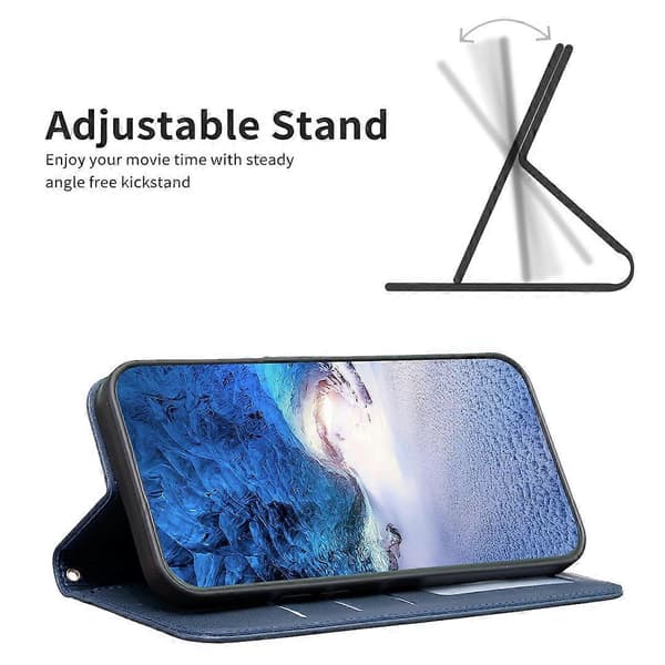 För Honor X9b 5G/ Magic6 Lite 5G Klöver Tryckt Plånbok Läderfodral