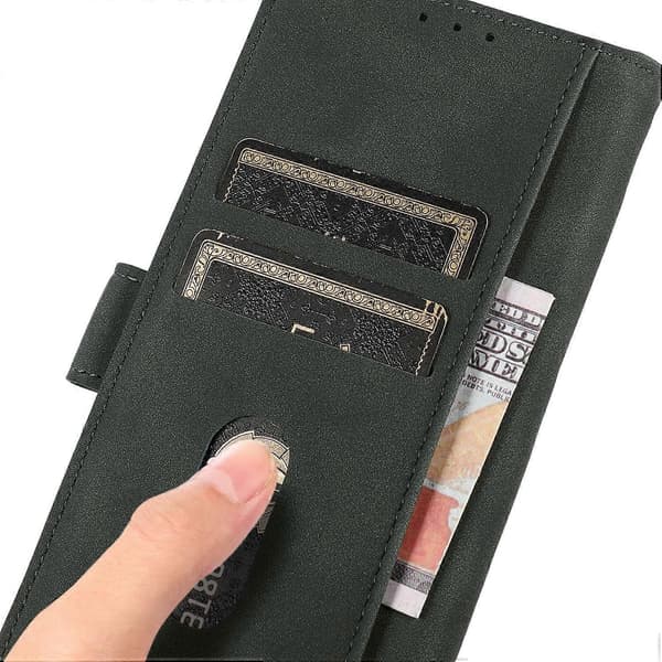 Magnetisk deksel med lærtekstur og myk overflate til iPhone 16 Pro Max