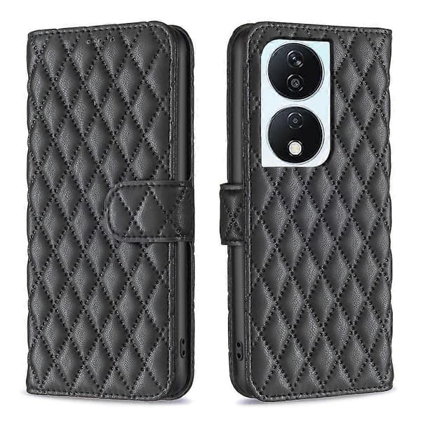 Style-14 Wallet Case til Honor X7b 4G, Læderetui med Støttefod