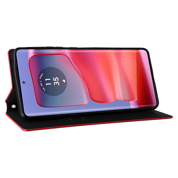 För Motorola Edge 50 Pro 5G Diamantstil Läder Magnetisk Stängning Plånboksfodral