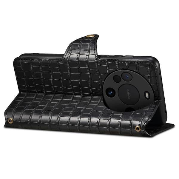 Til Huawei Mate 60 Pro Etui Standpung Stødsikkert Lædercover