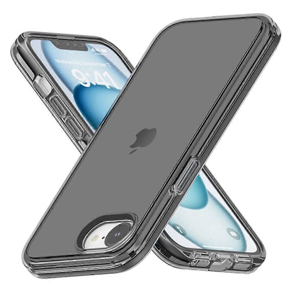 Skal för iPhone SE (2025) Förtjockat Stöttåligt TPU+PC Genomskinligt Baksidesskydd