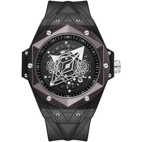 Herrklocka Casual Sportklocka för män Analog Kvarts Klockor för Man 3 Bar Vattentät Lysande Armbandsur