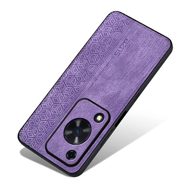 Skal för Huawei Enjoy 70 4G/ nova Y72 4G Tryckt PU-läder + TPU Skyddande Telefonskal