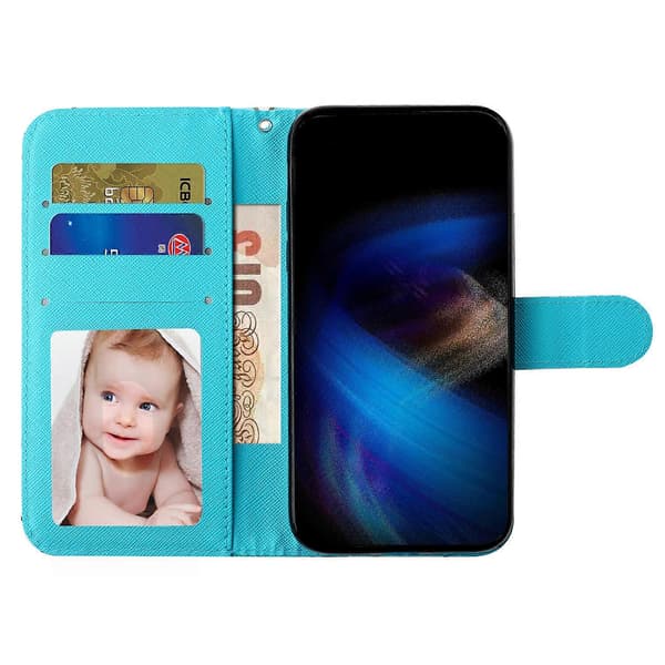 3D Mønster PU Læder Håndledsrem Etui til Honor 90 Lite 5G/X50i 5G
