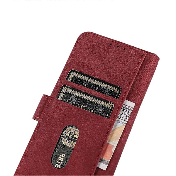 För Motorola Edge 50 Pro 5G Fodral PU Läder Visningsställ 2 Kortfack Telefonfodral