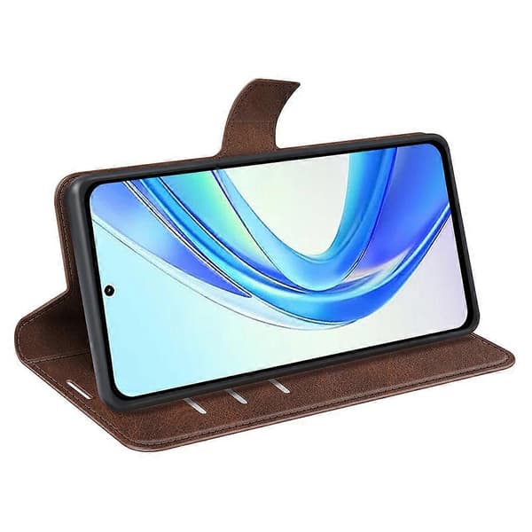 Honor X7b 4G Plånboksfodral med Magnetlås och PU Läder Flipskydd