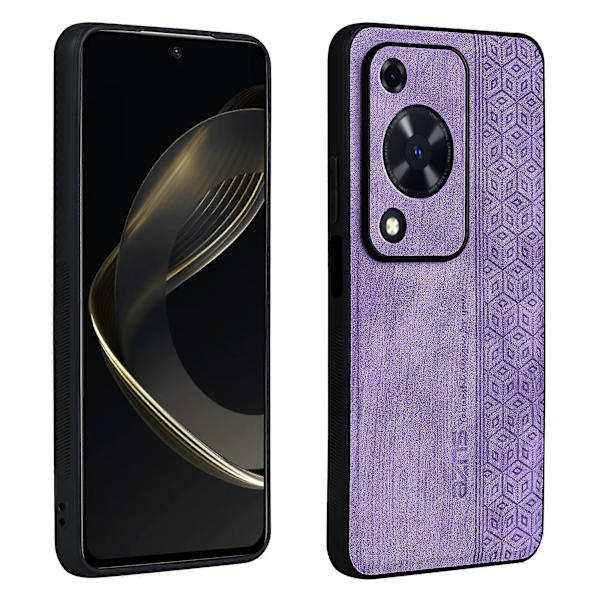 Skal för Huawei Enjoy 70 4G/ nova Y72 4G Tryckt PU-läder + TPU Skyddande Telefonskal