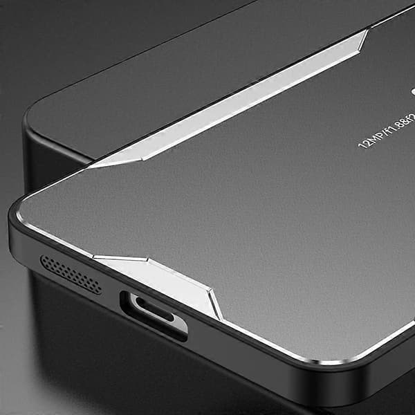 Skal för Huawei Enjoy 20 Plus 5G, aluminiumlegering + PC + TPU, stöttåligt robust telefonskal