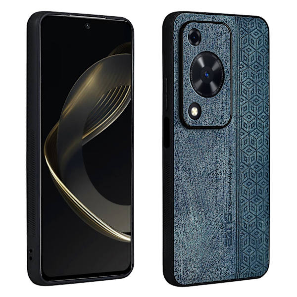 Skal för Huawei Enjoy 70 4G/ nova Y72 4G Tryckt PU-läder + TPU Skyddande Telefonskal