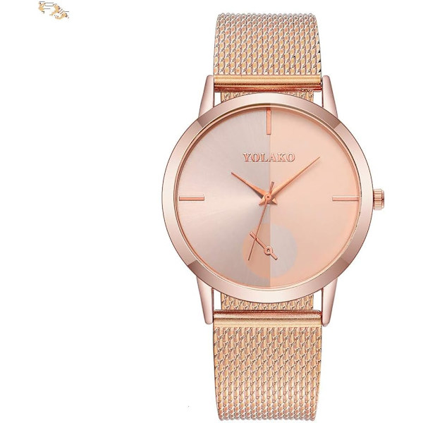 Mode Dam Quartz Klocka Legering Analog Armbandsur Enkel Damklocka