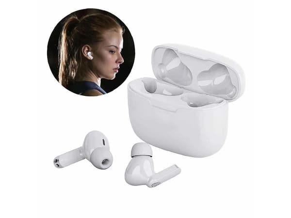 Tws Hd Stereo Hörlurar Touch Kontroll Förseglad Beläggning Bluetooth Svart