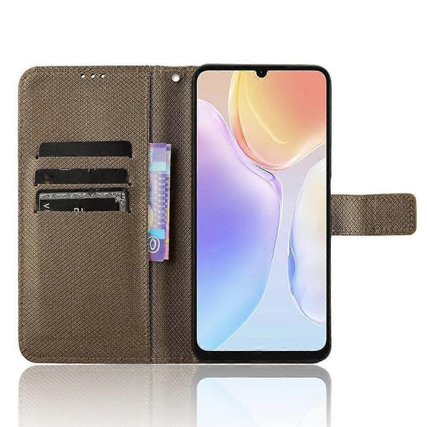 For Meizu Note 21/Ulefone Note 20 Pro Deksel PU Lær Diamanttekstur Lommebok Telefondeksel