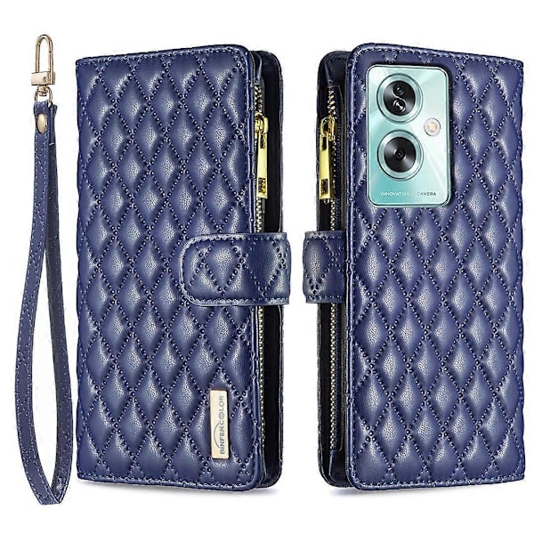 Style-15 Läderfodral med dragkedja, korthållare och plånboksfodral för Oppo A79 5G/A2 5G