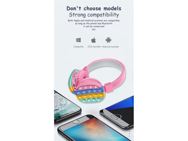 Hörlurar Standby-tid Android till Apple Bluetooth Blå