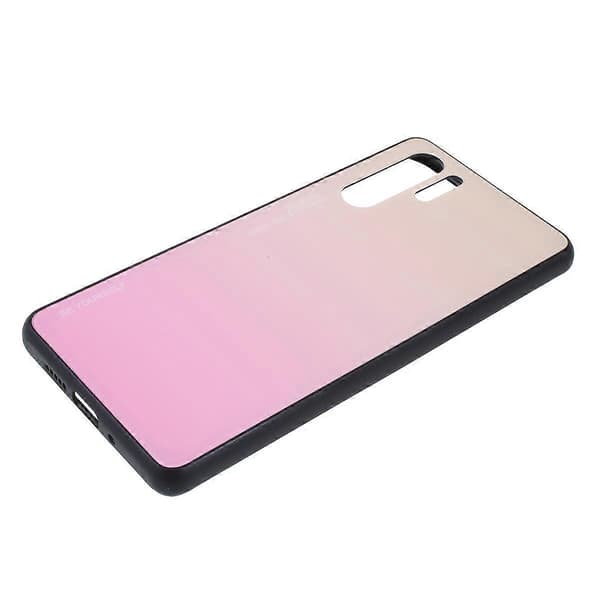 Gradient Glass + PC + TPU Hybriddeksel for Huawei P30 Pro