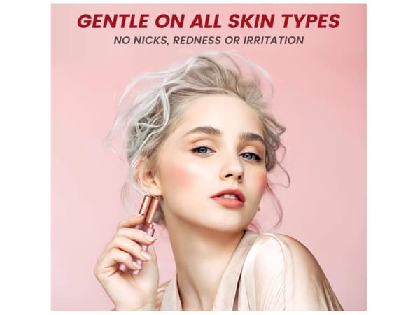Abs304 Mini Bærbar Ansigts Hårfjernings Epilator Pink