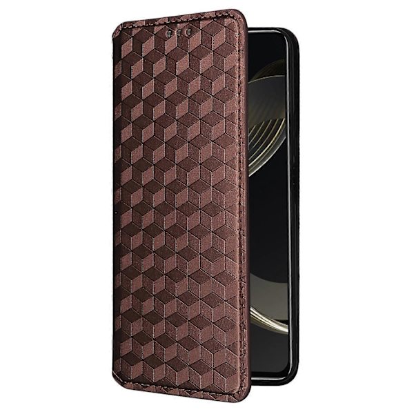 Stativfodral med diamantmönster för Huawei nova 11 SE
