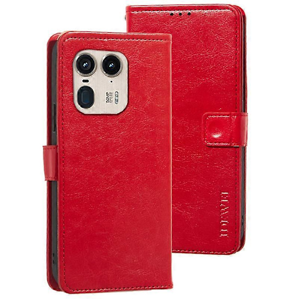 Plånboksfodral i PU-läder för Motorola Edge 50 Ultra 5G/ Moto X50 Ultra 5G
