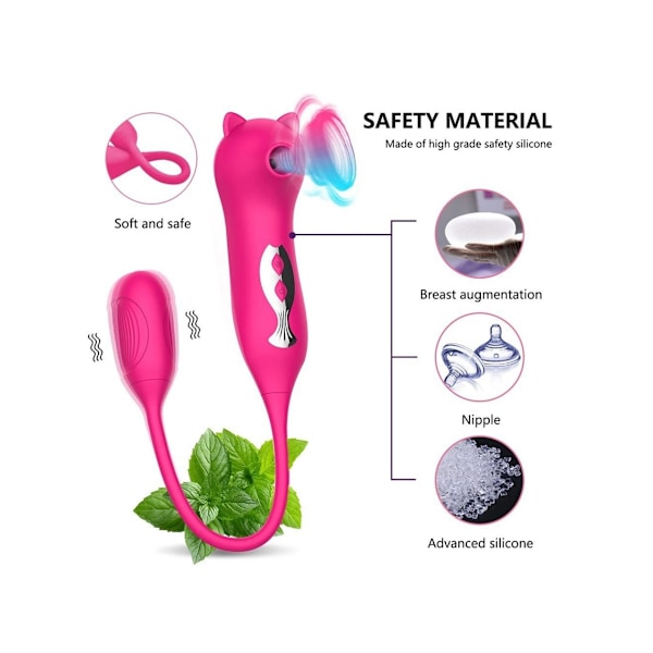Multifrekvens Sugvibrator, Hoppägg för kvinnor (Lila)