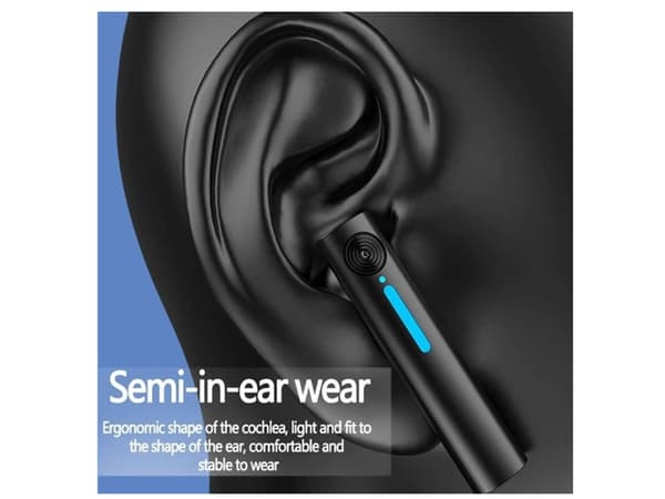 In-Ear Hörlurar Utan Bluetooth Svart