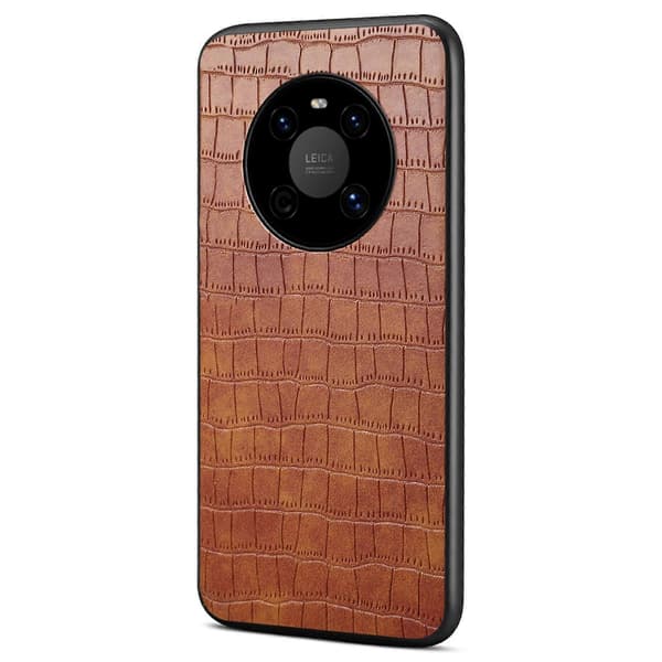 För Huawei Mate 40 Mobilskal Krokodiltextur Läder+TPU+PC Baksida
