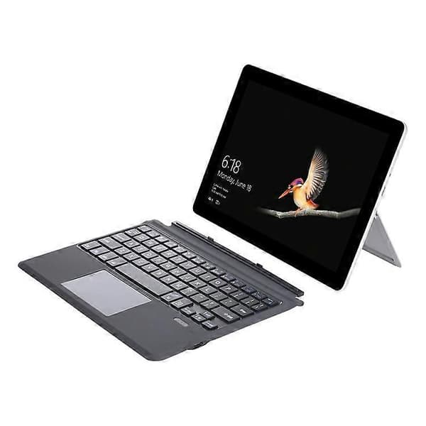 FT-1087A PU Læder Tablet Case Kompatibel med Microsoft Surface Go/Go 2/Go 3 med Støttefod og Bluetooth Trådløs Touchpad K