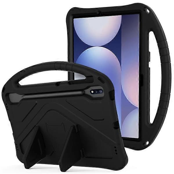 EVA-etui kompatibelt med Samsung Galaxy Tab S10+ med stropp og stativ, egnet for barn