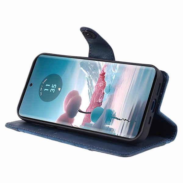 Plånboksfodral för Motorola Edge 40 Neo 5G, skarvat PU-läder telefonskal