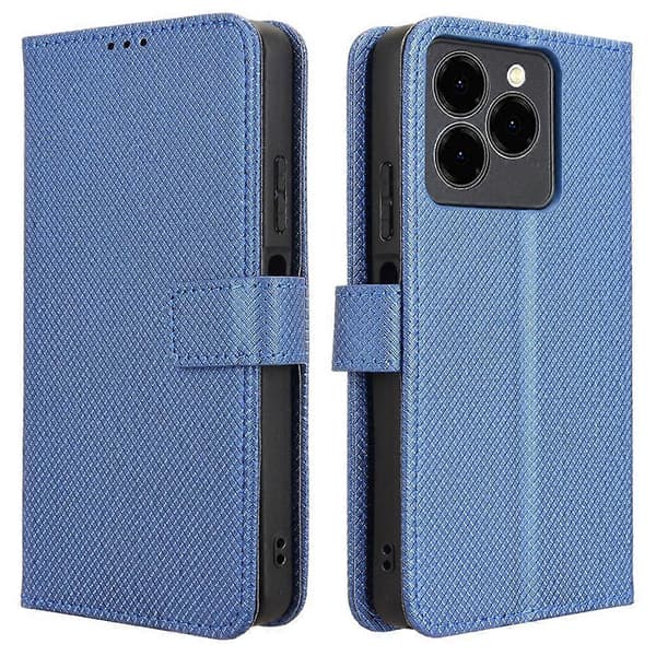Til Meizu Note 21/Ulefone Note 20 Pro Etui PU Læder Diamant Tekstur Tegnebog Telefon Cover