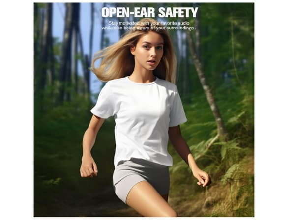 YEMAESRE Utomhus Öppen Baksida Bluetooth In-Ear Hörlurar.