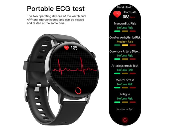 F67Pro Smartklokke Vanntett Bluetooth-anrop Multifunksjonell med Iphone Samsung Android Brun