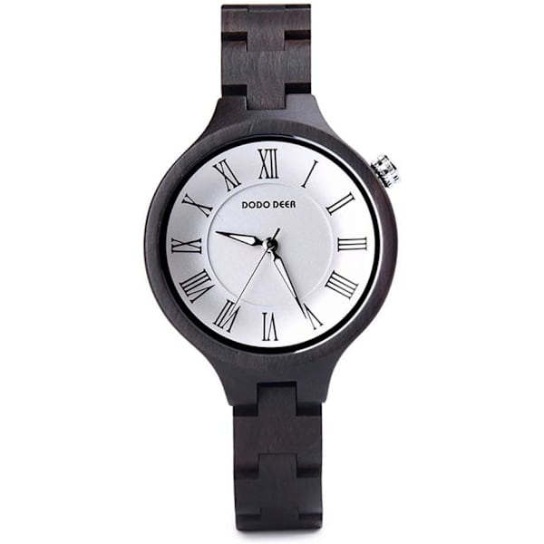 Herr Trä Klocka Quartz Unik Mode Handgjorda Träarmbandsur Perfekta Gåvor iDea