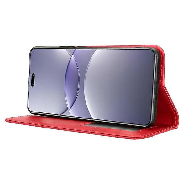 För Huawei nova 13 Pro 5G Läderfodral Plånboksställ Retro Textur Telefonskal