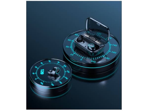 Ingen Snabbladdning Usb-C Gaming Bluetooth Hörlurar Svart