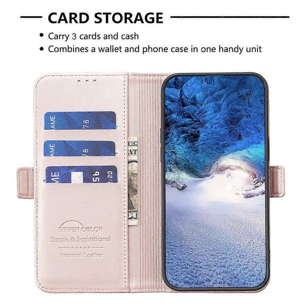 Læder Wallet Cover Stand til Honor 90 Pro Telefon Case