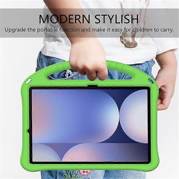 EVA-etui kompatibelt med Samsung Galaxy Tab S10+ med stropp og stativ, egnet for barn