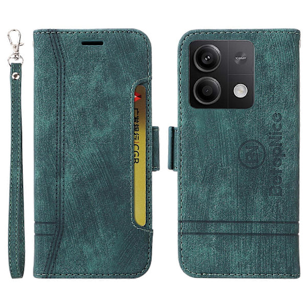 Läderfodral med tryck för Xiaomi Redmi Note 13 5G