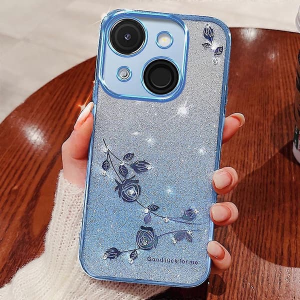 Blomst TPU Fleksibel Gradient Telefon Deksel for itel A50C