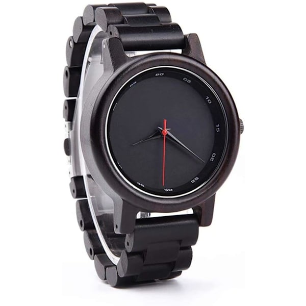 Cool Trä Klockor Analog Quartz Datum Retro Handarbete Lätt Trä Armbandsur LZ035